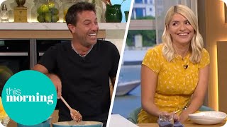 Gino Makes Holly Laugh In The Kitchen | This Morning