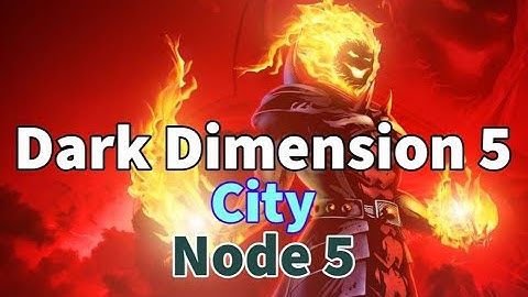 Dark Dimension 5: City Node 5 - Hardest DD5 Node!! First Run! | DD5 Guide | Marvel Strike Force