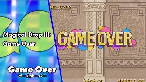 Game Over - Magical Drop 3 (Widescreen)