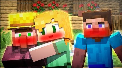Alex Loves Villager Steve Shocked | Babu Tech | Prisma 3d minecraft animation