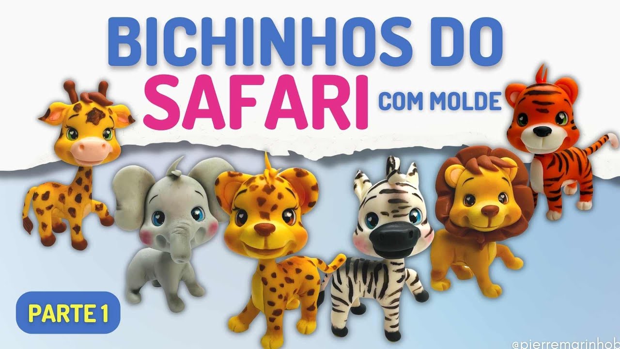 Bichinhos do Safari  em BISCUIT | Parte 1