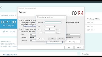 Send text messages (SMS) with LOX24