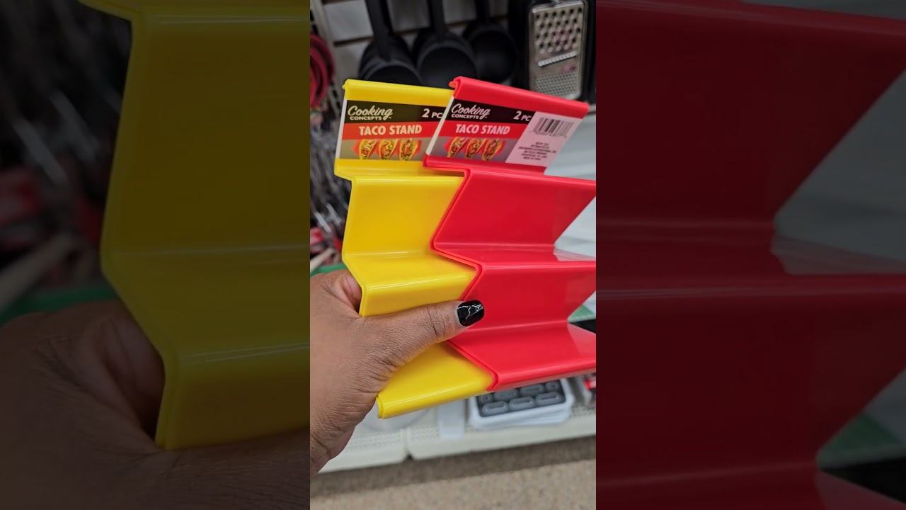 New 2 PC Taco stands at Dollar Tree 