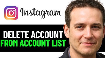 How To Delete Instagram Account From Account List 2025! (FULL GUIDE)