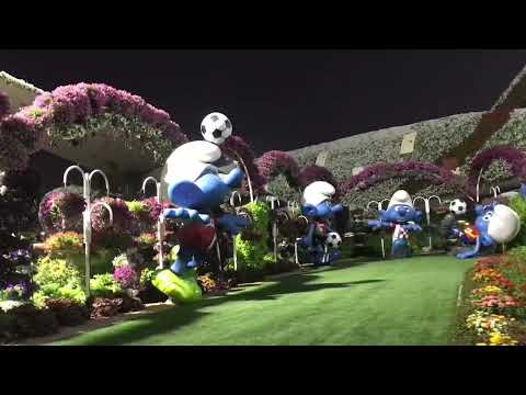 Emirates a380 at Dubai Miracle Garden