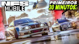 NEED FOR SPEED MOBILE 2024 | PRIMEIROS 30 MINUTOS DE GAMEPLAY   FULL CAR LIST! 4K 60fps.