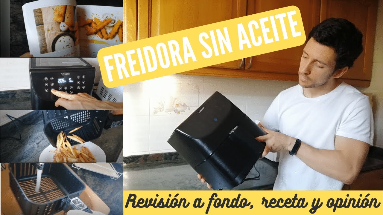 FREIDORA SIN ACEITE COSORI: Unboxing / Review a fondo / Receta patatas / Pros y contras