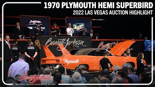 World Record Las Vegas Auction Highlight // 1970 Plymouth HEMI Superbird // BARRETT-JACKSON