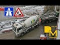 MEGA AUTOBAHN BAUSTELLE DOKU #90 TUNNELBAU BETONPUMPE STRASSENBAU