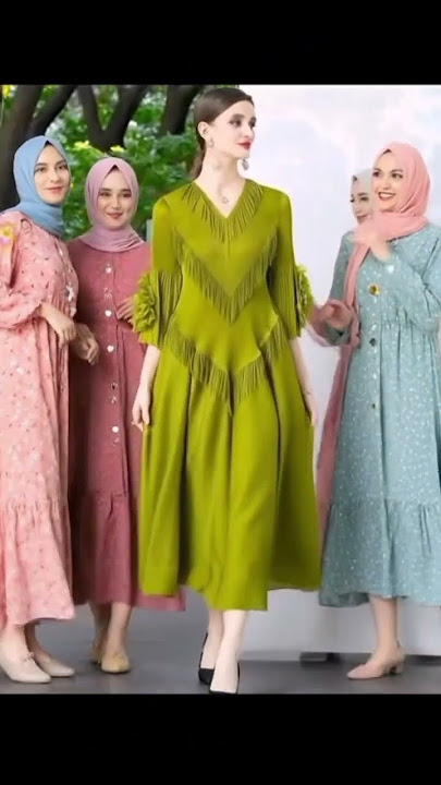 Lagi Trending Dress Midi Lengan Rumbai #infotaiment #fashiontrends