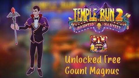 Temple run 2- Unlocked Free Count Magnus Character || Manash Majhi Gaming 😎😎