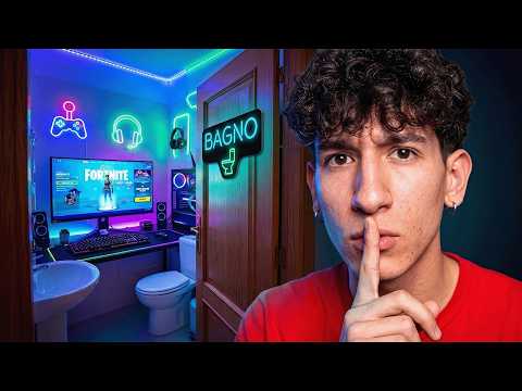 I BUILT A GAMING BATHROOM🚽