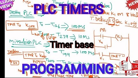 Learn PLC programming Timers in Delta PLC DVP-12SA2 / Timers in PLC programming /Use of timer in plc