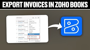 How To Export Invoices in Zoho Books 2025! (Full Tutorial)