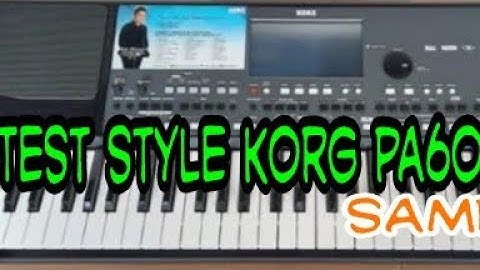 test style sampling KORG pa600 @shorts