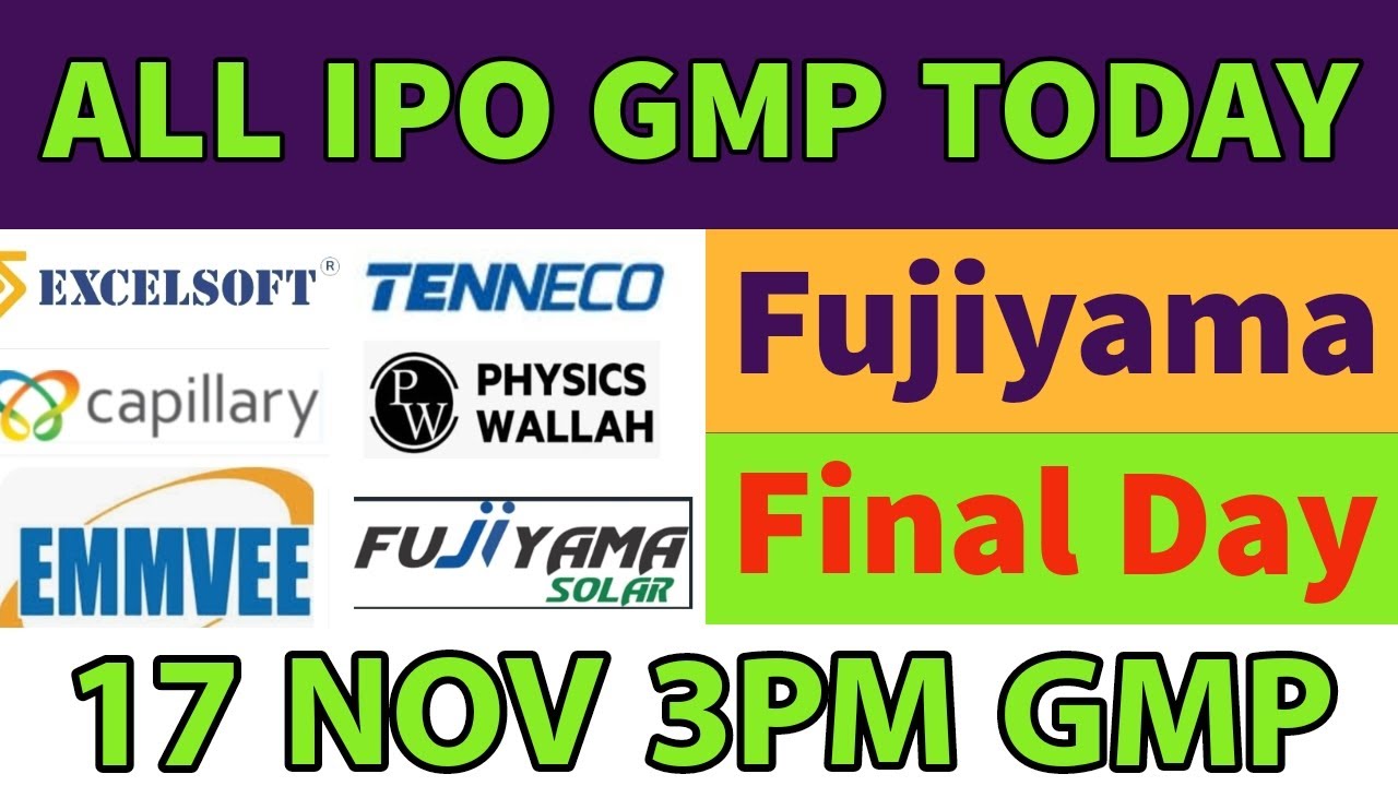 All ipo gmp today🔥tenneco ipo allotment status💥fujiyama ipo final decision🤑physics wallah ipo gmp🤑