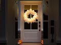 DIY Halloween Ghost Wreath#HalloweenDecor #GhostWreath #DIYHalloween #SpookySeason #CraftyHalloween