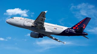 Brussels Airlines "Business Class" | Airbus A319 Dubrovnik to Brussels (great views in 4K!)