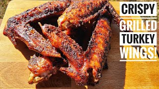 Crispy Grilled Turkey Wings