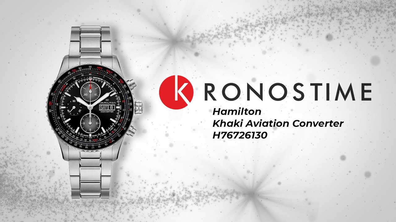 Обзор часов Hamilton Khaki Aviation Converter H76726130  - KronosTime.RU