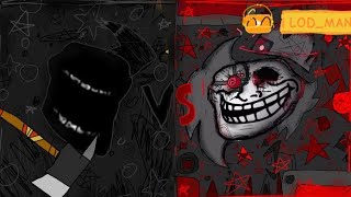 ( Trollge Universe Incident ) Cyborg vs Tall guy