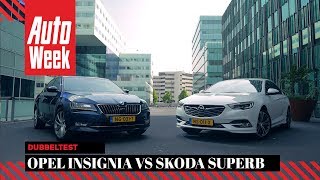 Opel Insignia vs Skoda Superb - AutoWeek Dubbeltest - English subtitles screenshot 4
