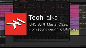 IK Tech Talks Live Stream @4PM (EDT) UNO Synth Master Class: From sound design to DAW use #IKCreator