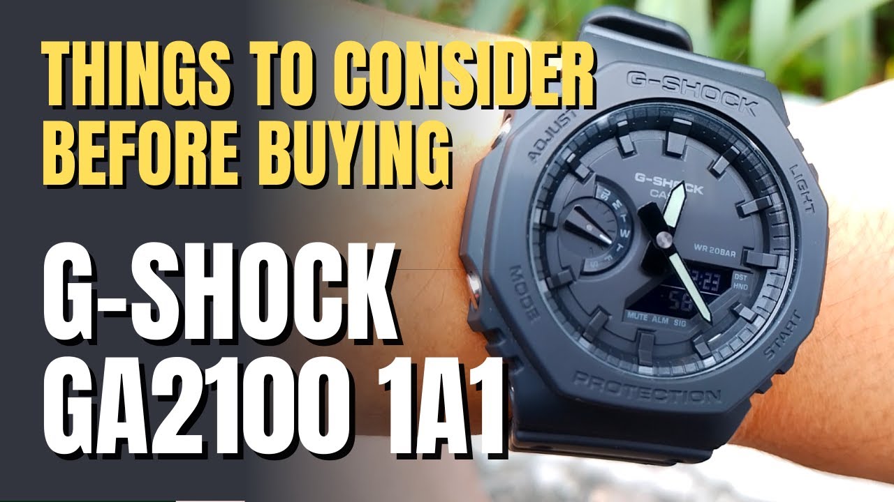 Which Casioak should you buy?! G-Shock GA-2100-1A VS GA-2100-1A1