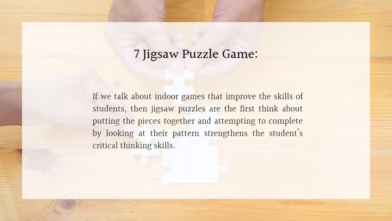 Fun Indoor Games to Play During Quarantine that Boost Thinking skills of  students - YouTube