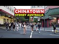 Australia Sydney CHINATOWN Friday Evening Walk from World Square to Dixon Street & Market City