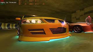 2F2F Evo VIII @ Parkade Drift 5 ( Need for Speed Underground 2 gameplay )