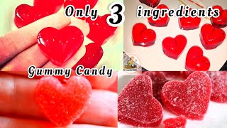 Homemade Gummy | Gummy Candies | Love Jujubes | jello candy | Chachis Guide