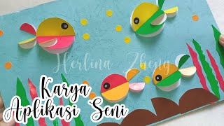 Yuk, Bikin Karya Seni Aplikasi Bentuk Ikan dari Kertas Origami