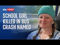 M53 school bus crash: Jessica Baker named as 15-year-old girl killed in incident on the Wirral