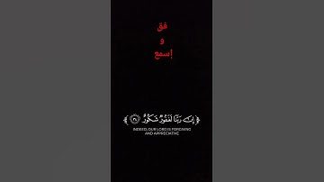 سبحان الله وبحمده سبحان الله العظيم #قران_كريم #آيات