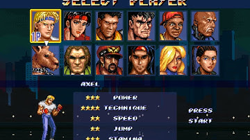 Streets of Rage Remake - RetroArch port with BennuGD core