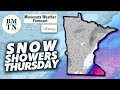 Minnesota weather: Flirting with 40 degrees, snow possible Thursday