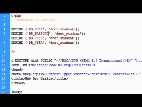 Dynamic Web Development Basics - Part 2