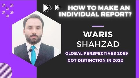 How to make an individual report? | Global Perspectives | GP | component 2 | IR | Research Question