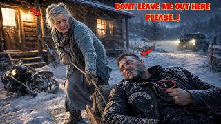 An Old Lady Saved a Frozen Biker in the Blizzard, What Hells Angels Did Shocked Everyone.