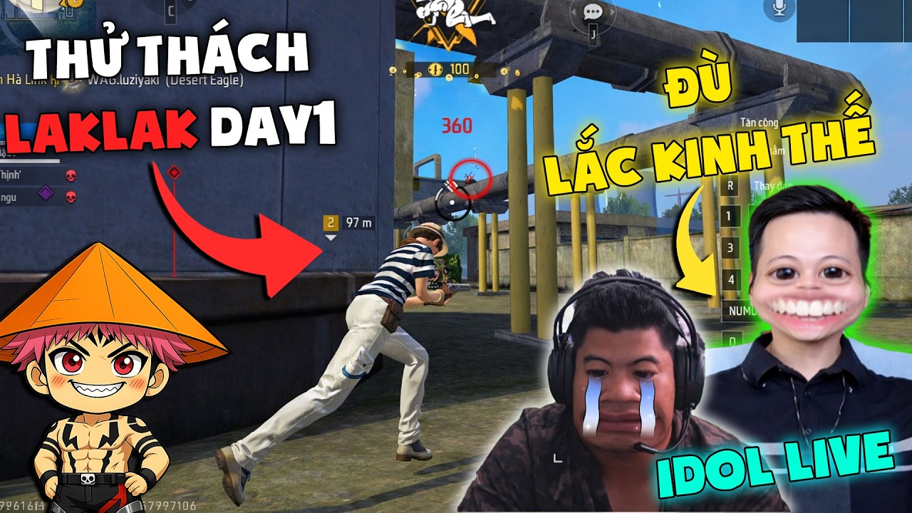 Thử Thách Laklak Day1 - Đột Nhập Live Các Idol Để Troll Tạo Bất Ngờ