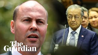 Embassy move: Frydenberg accuses Malaysian PM of antisemitism