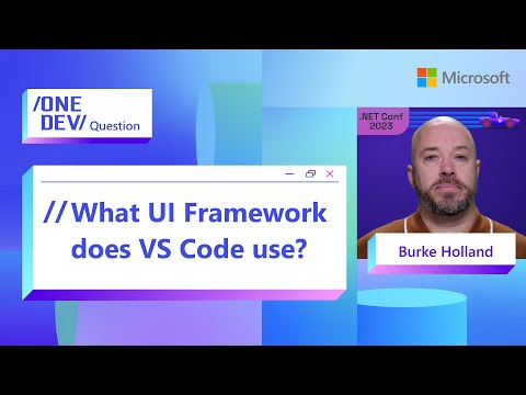 What UI Framework does VS Code use?