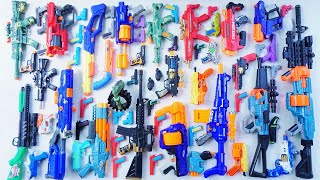 Collecting Tembakan 7 Sniper Rifles AK47 GUN 3 MILITARY GUN WATER GUN 5 NERF GUN BLASTER GROWLER GUN