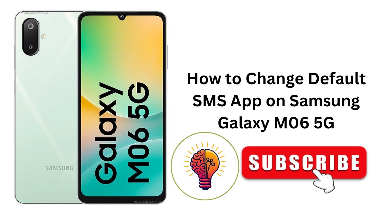 How to Change Default SMS App on Samsung Galaxy M06 / M06 5G
