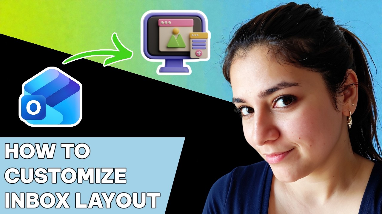 How to customize the Outlook inbox layout - YouTube