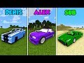 DENIS vs ALEX vs SUB - CAR BASE CHALLENGE in Minecraft! (The Pals)