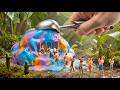 Mini-World vs Spoon: Cold, Sweet, No Escape｜AI Ultra Macro 4K
