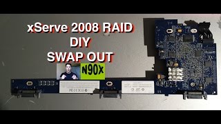 DIY Swap xServe RAID card for non-RAID Card! No more Battery Issues.(N90X) 2008 xServe as MacPro