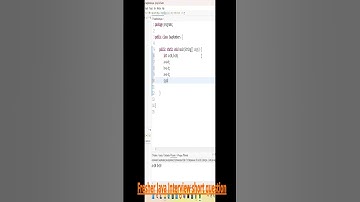 Swap two numbers without using a third variable #javainterview